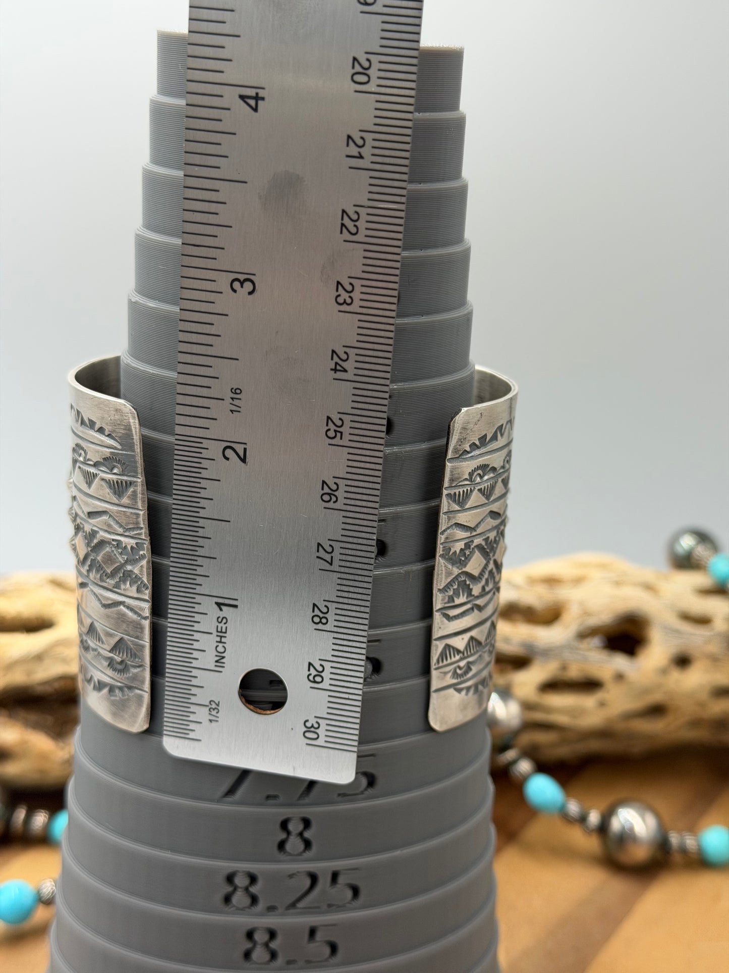 Kingman Turquoise #92-16 Cuff by Rick Enriquez X Donovan Skeet, Navajo