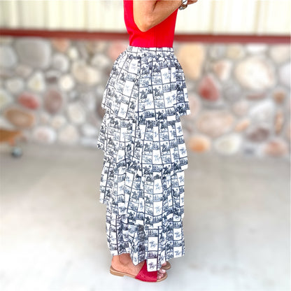 Ranch Romance Tiered Skirt