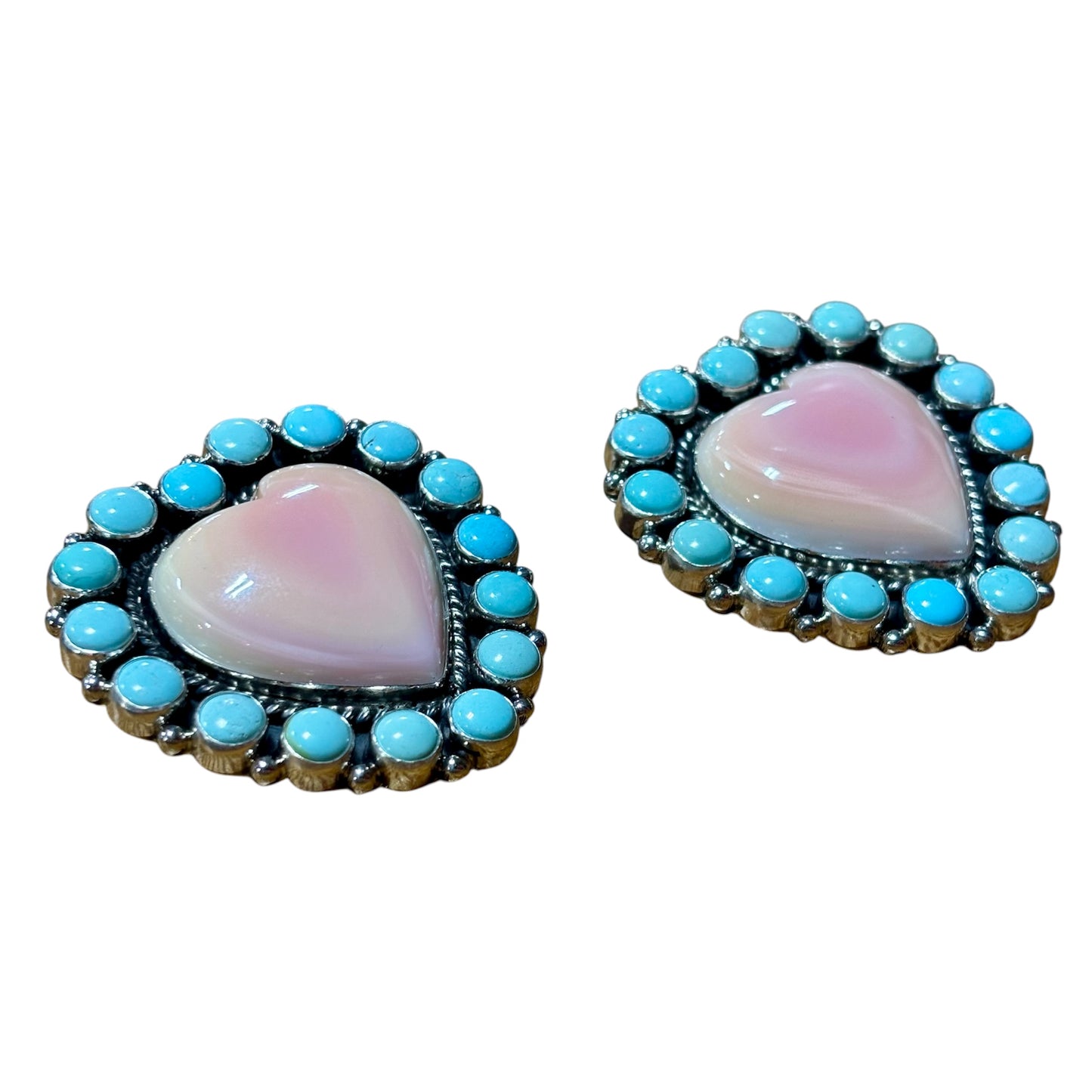 Pink Conch Heart Set