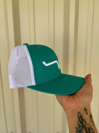 Weekly Trucker Hat Teal by Kimes