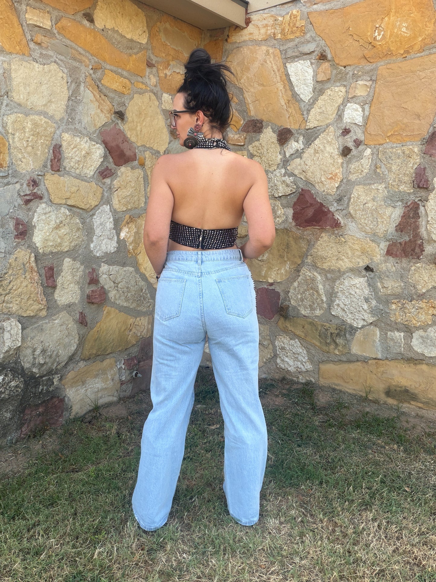 Alexis Sparkle Halter Top
