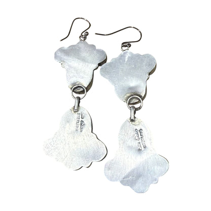 Mixed Stone Drop Earrings by Ella Peters
