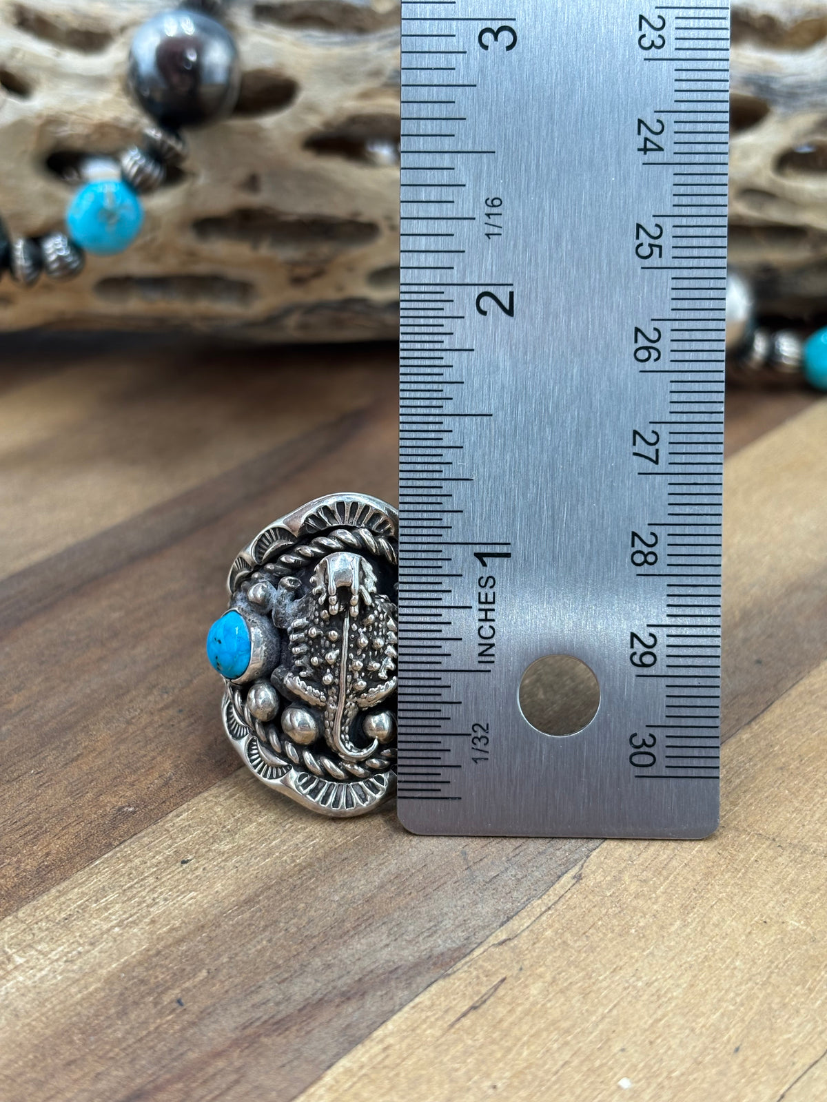 Horny Toad Ring #922-20 Size 11.5, Zuni