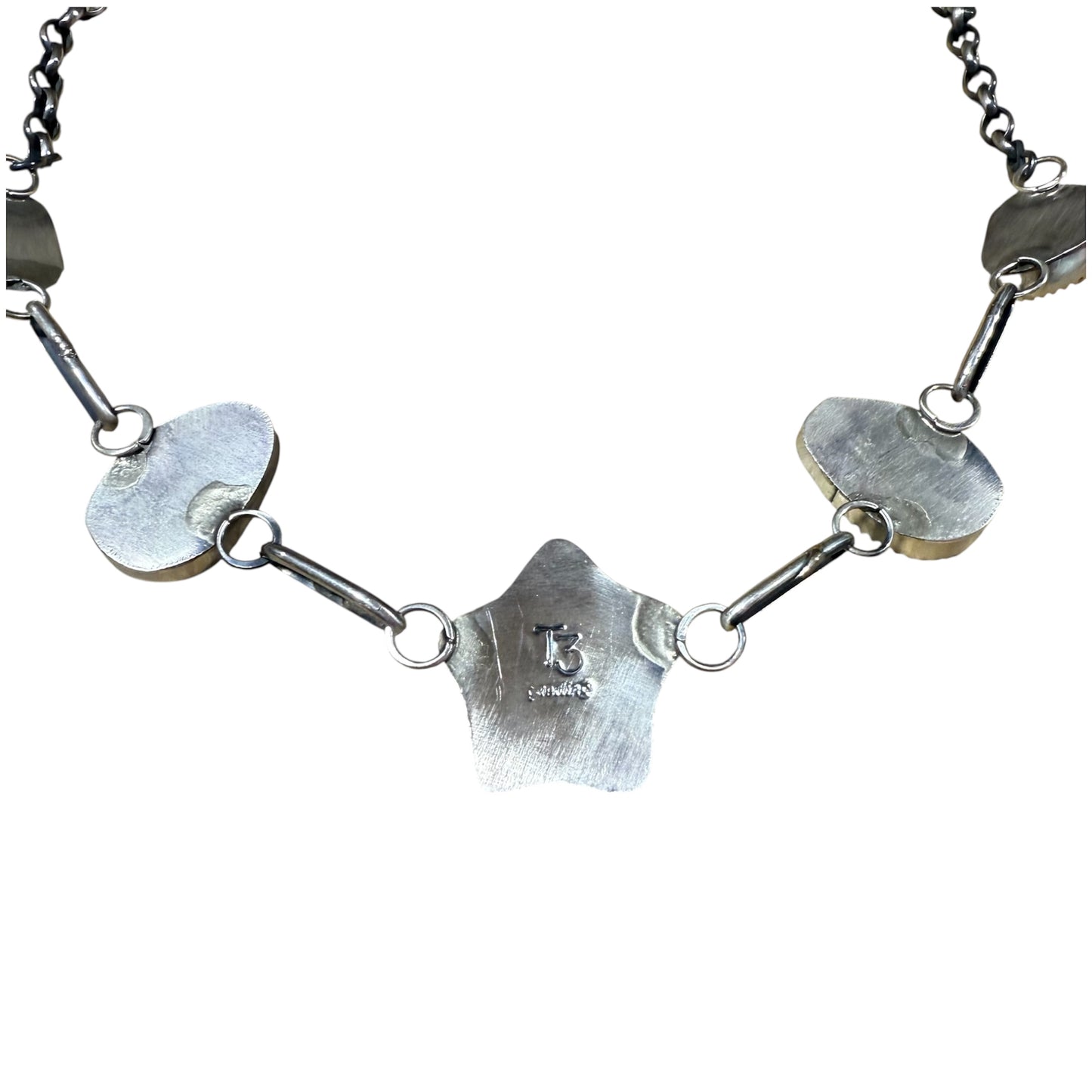 Cotton Candy Choker by Tia Long, Navajo