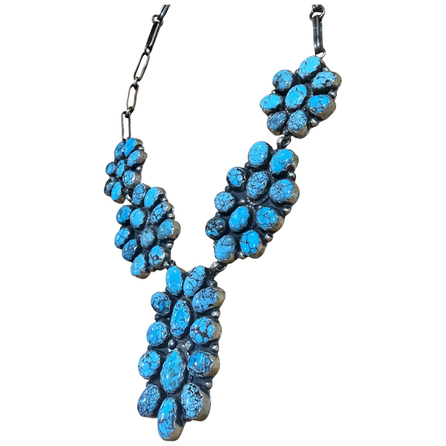 Statement Turquoise Necklace by Ella Peters, Navajo
