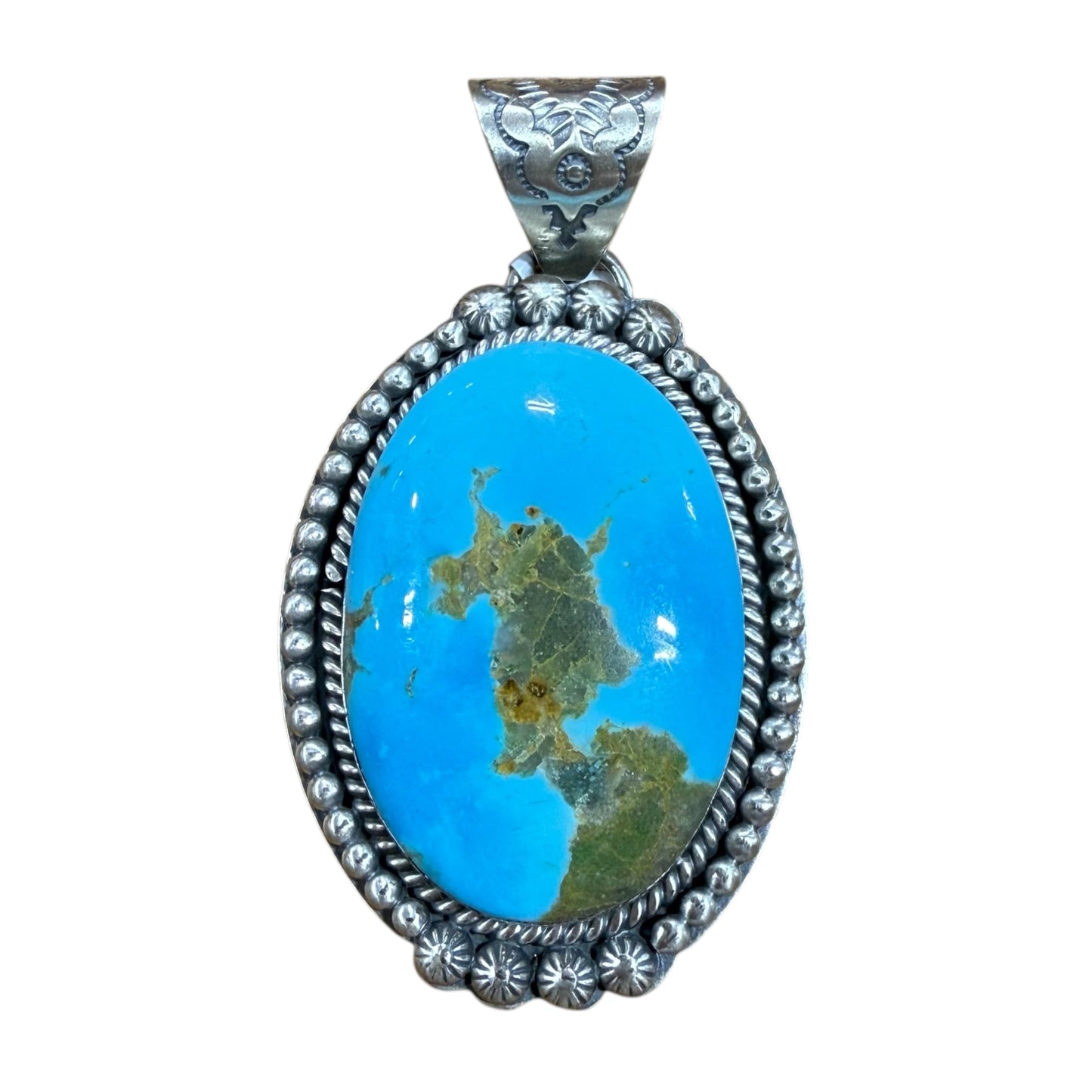 Oval Turquoise Pendant