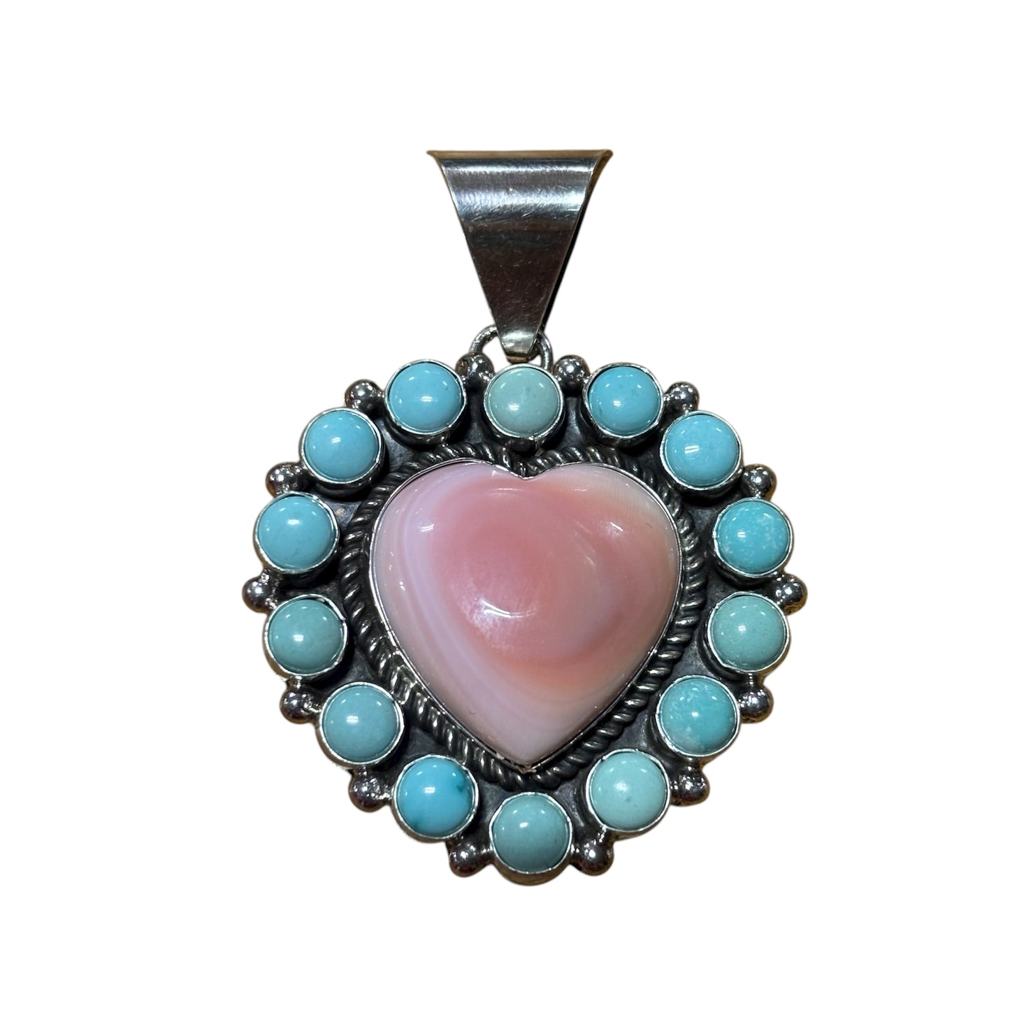 Pink Conch Heart Set