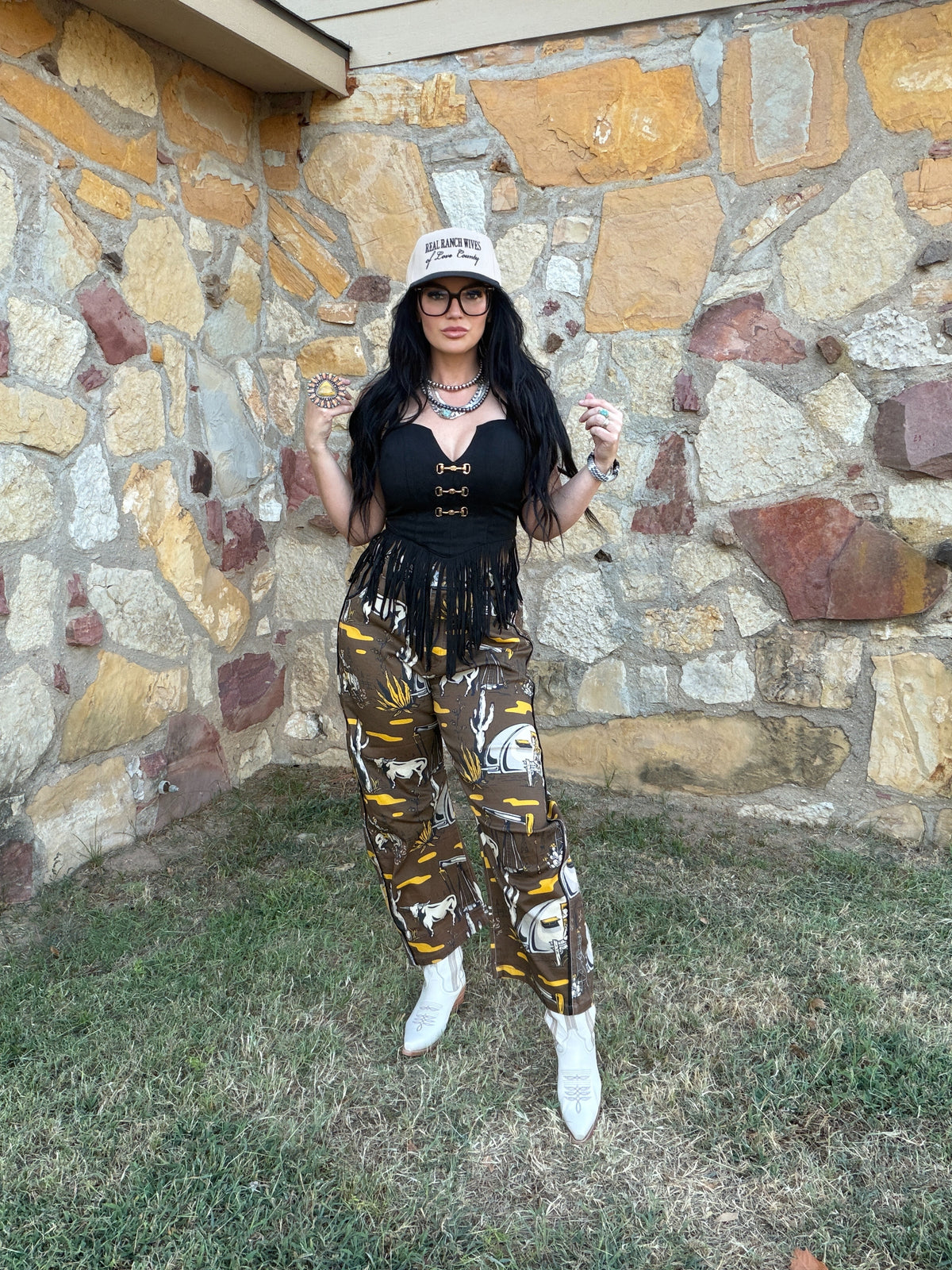Kenzi Snaffle Bit Tank in Black