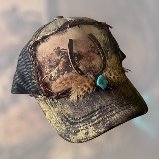Vintage Horseshoe Trucker Hat