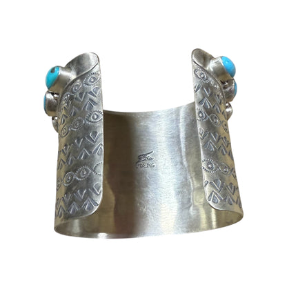 Turquoise Longhorn Statement Cuff
