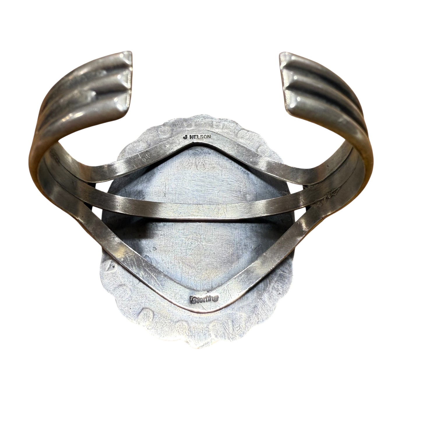 Oval Turquoise Cuff by J Nelson