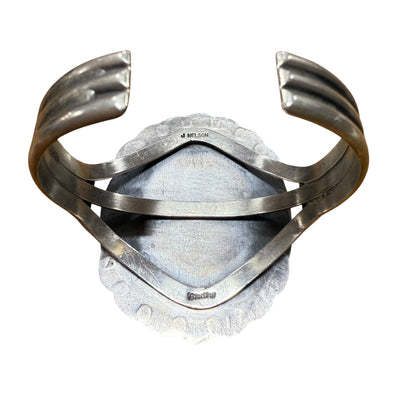 Oval Turquoise Cuff by J Nelson