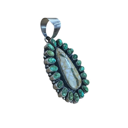 Royston and Sonoran Gold Pendant by Ella Peters