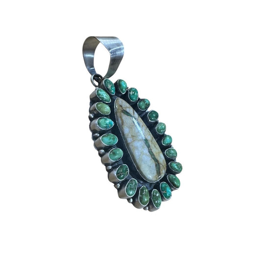 Royston and Sonoran Gold Pendant by Ella Peters