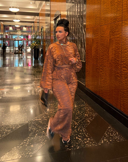 Wild Side Wide Leg Set