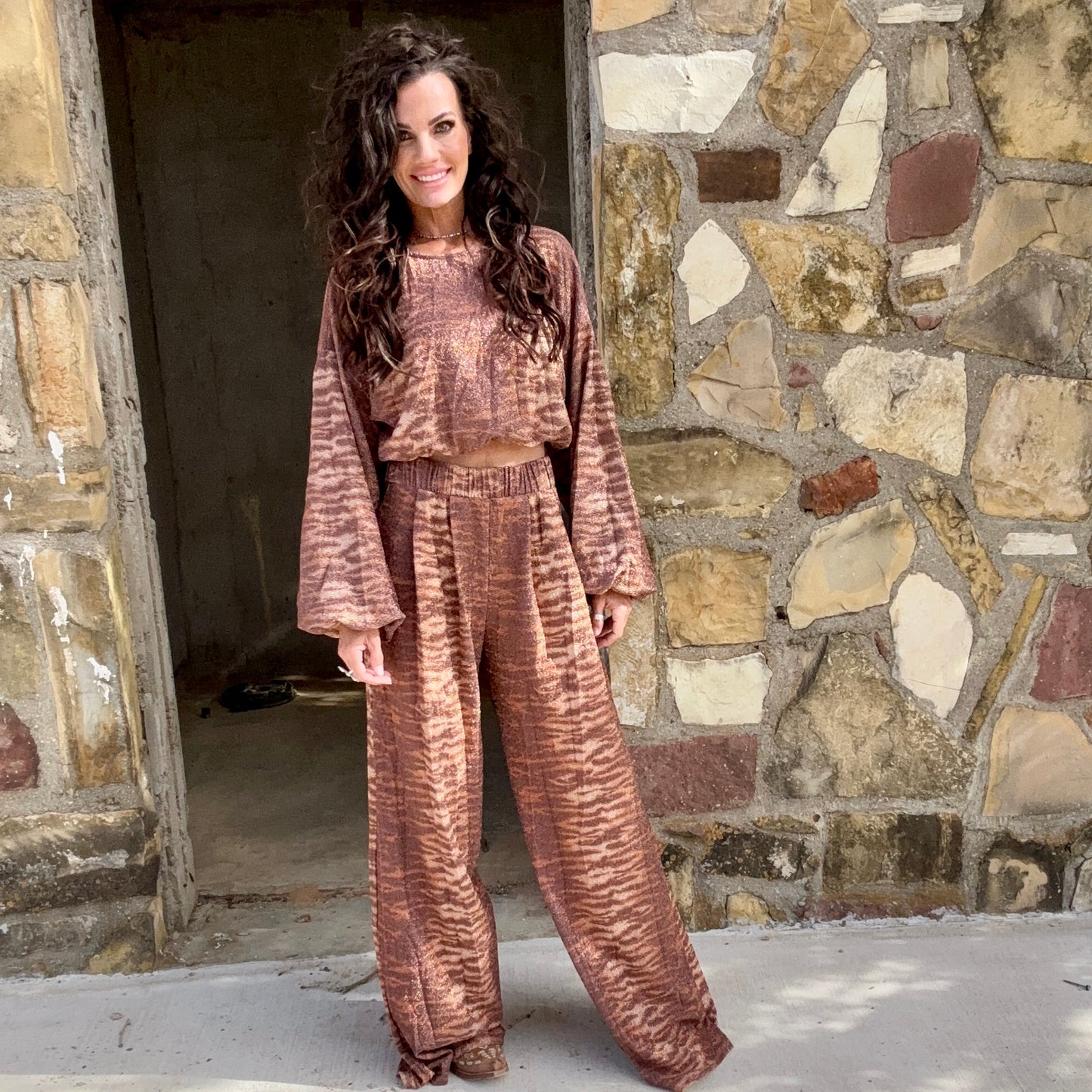 Wild Side Wide Leg Set