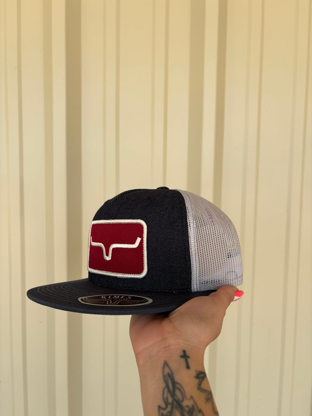 American Trucker Hat Denim by Kimes