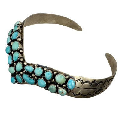 Turquoise Choker by Paul Livingston, Navajo