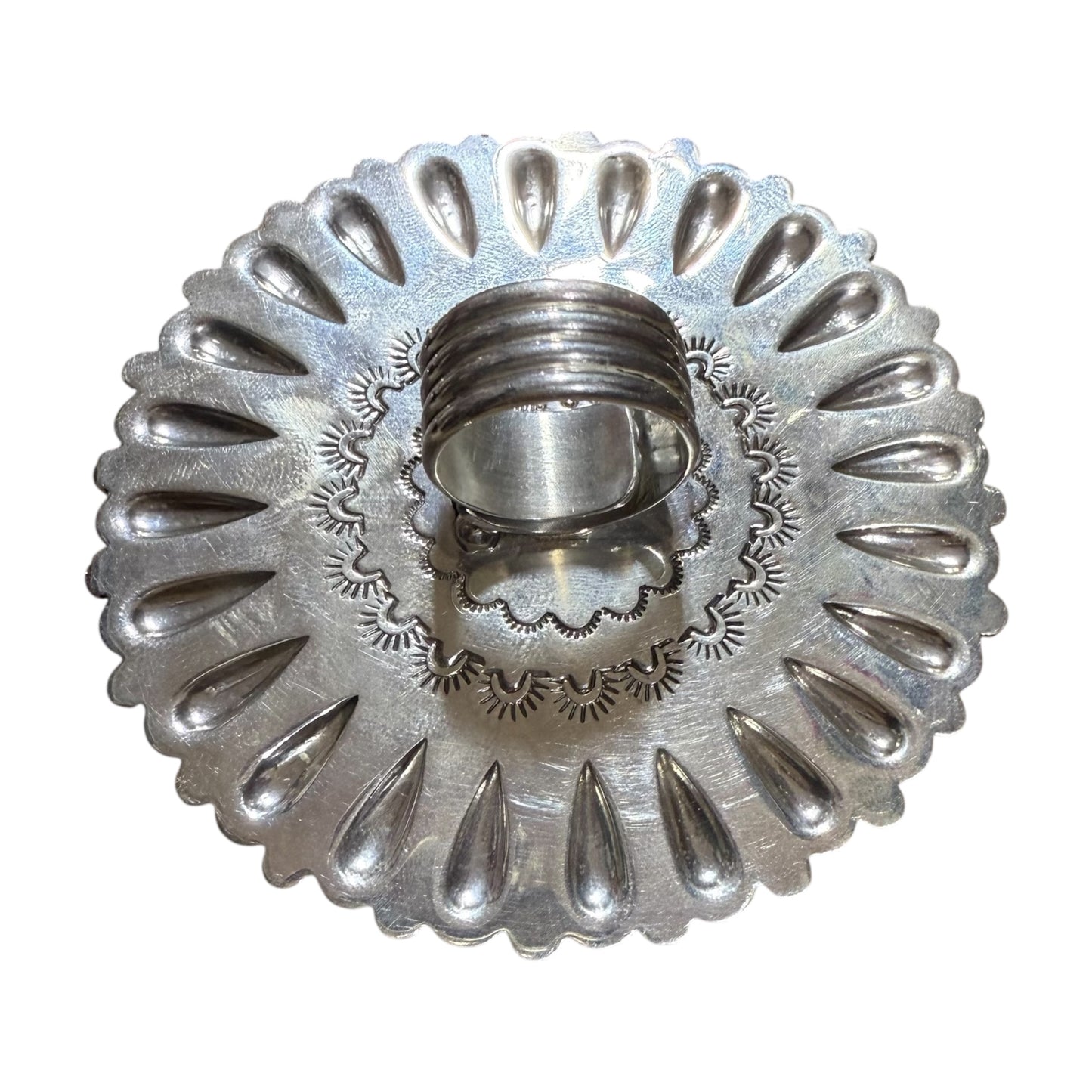 Kingman Saucer Ring Adjustable