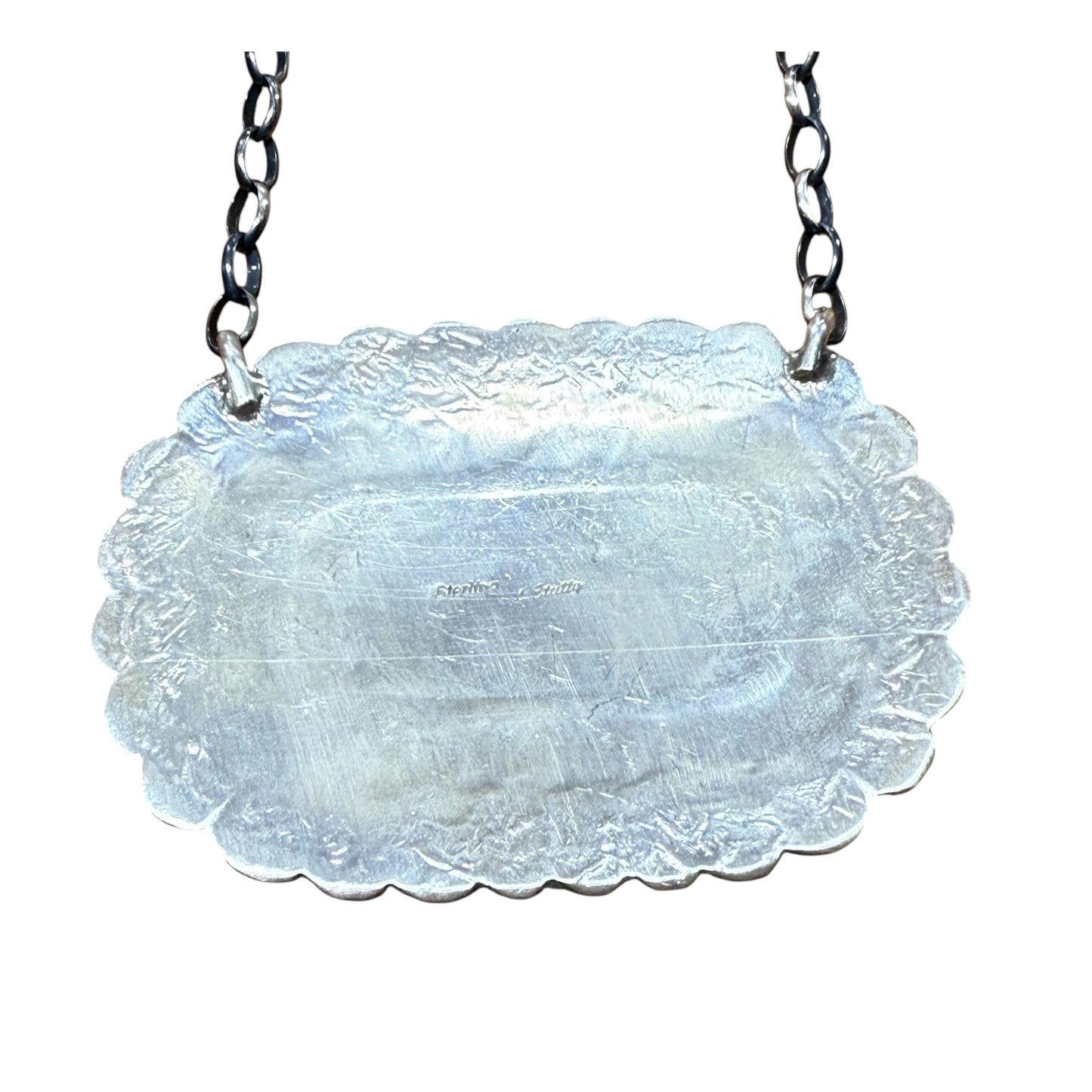 Rectangle Turquoise Necklace By Larry Etcitty