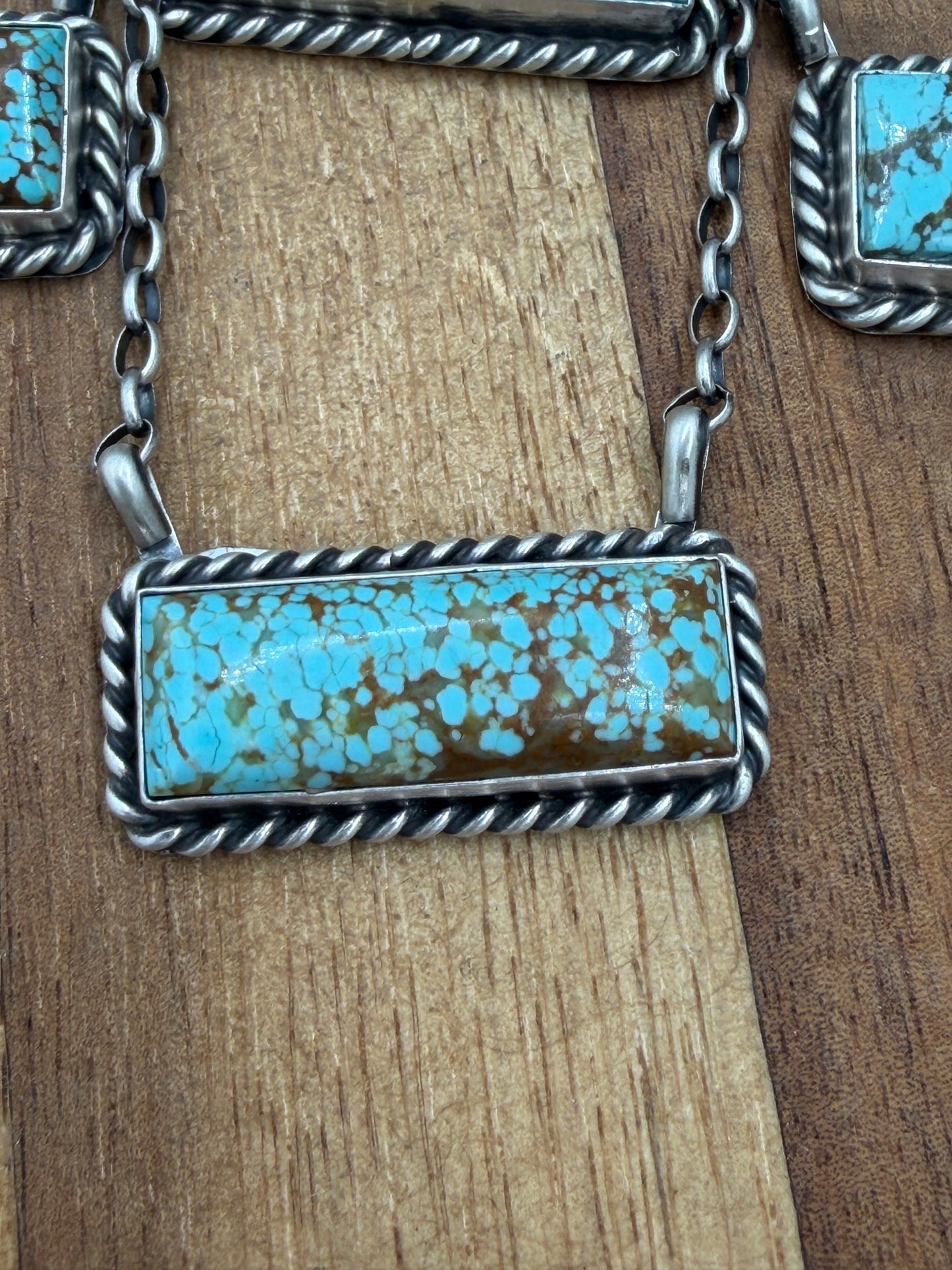 16” Mine #8 Bar Necklaces by Augustine Largo, Navajo