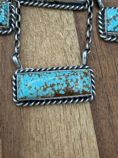 16” Mine #8 Bar Necklaces by Augustine Largo, Navajo