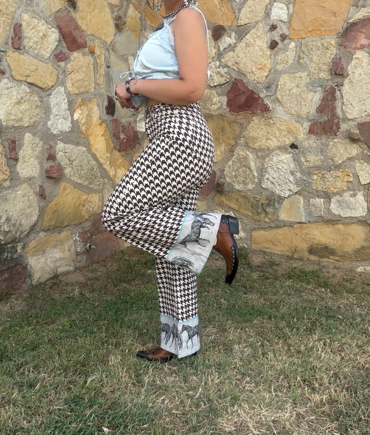 Jesse Houndstooth Pant