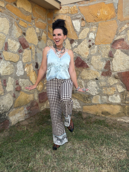 Jesse Houndstooth Pant