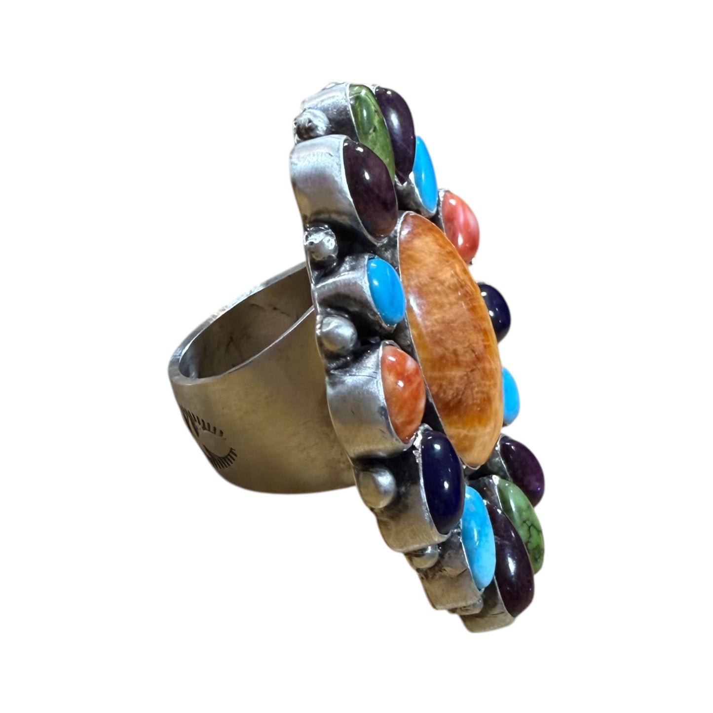 Mixed Stone Cluster Ring SZ 8 Ella Peters