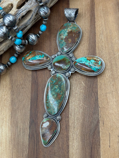 Royston & Mantis #911-18 Cross Pendant by Jeff Largo