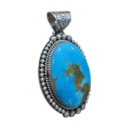 Oval Turquoise Pendant