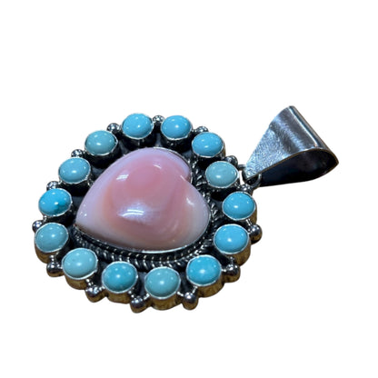 Pink Conch Heart Set