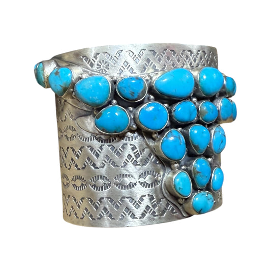 Turquoise Longhorn Statement Cuff