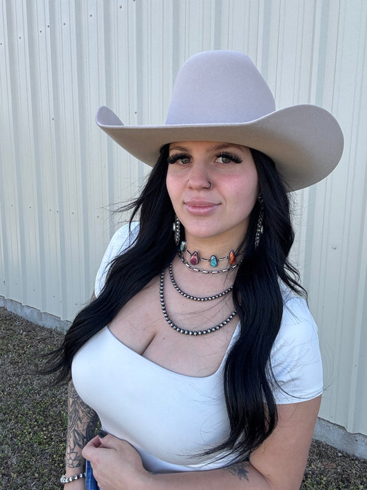 The Trailblazer – 4X Silver Belly Cowboy Hat (Minnick Crease, Unisex)