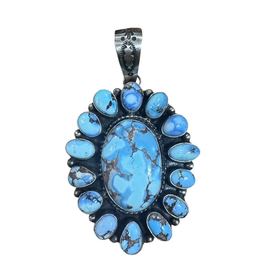 Golden Hills Oval Pendant by Ella Peters