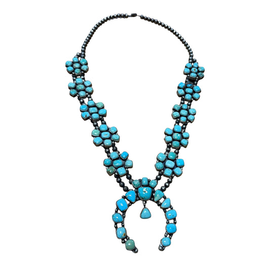 30" Statement Naja Necklace by Ella Peters, Navajo