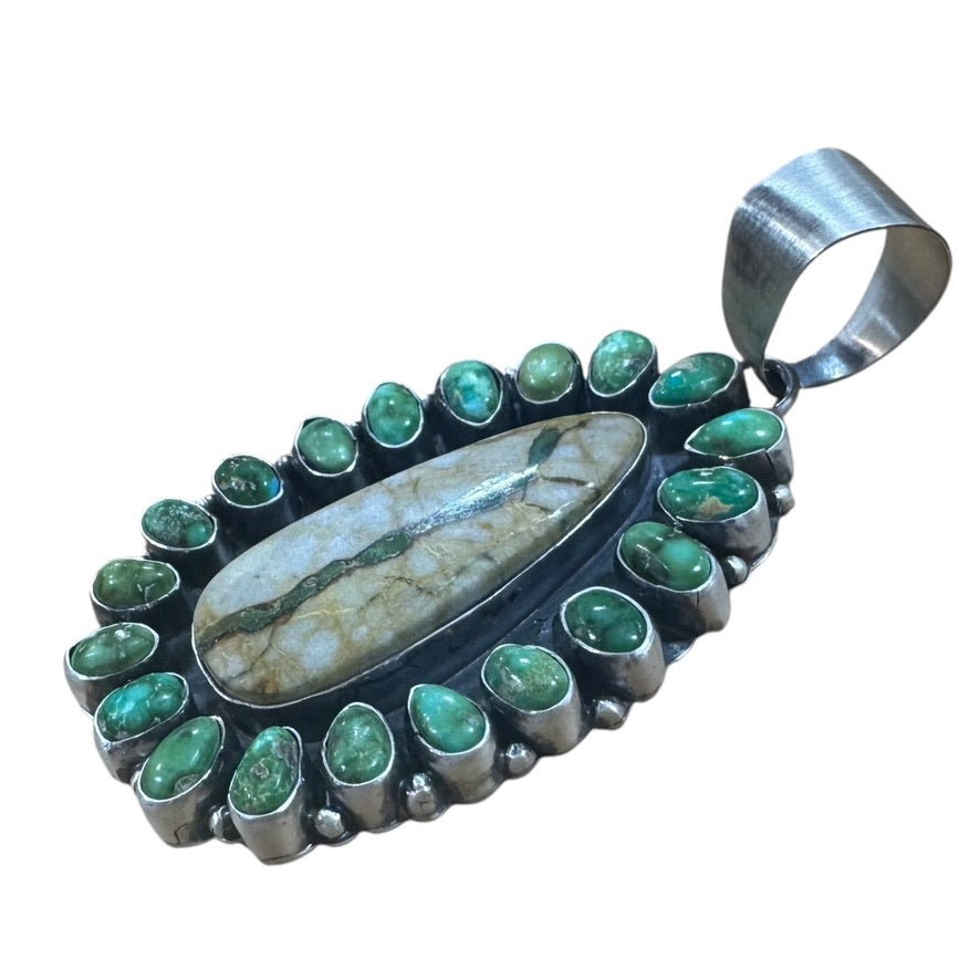 Royston and Sonoran Gold Pendant by Ella Peters