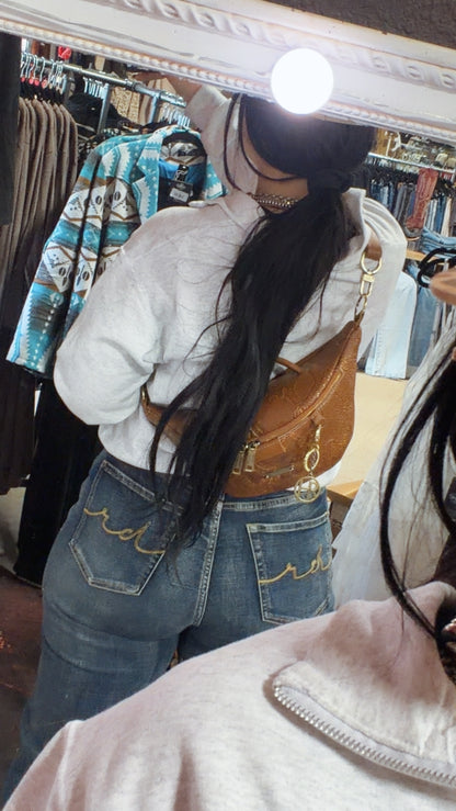 Rust Metallic Python by Harley Rhodes Bum Bag Crossbody