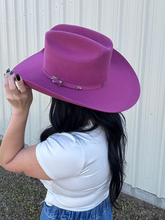 The Trailblazer – 4X Mauve Fuchsia Cowboy Hat (Unisex)