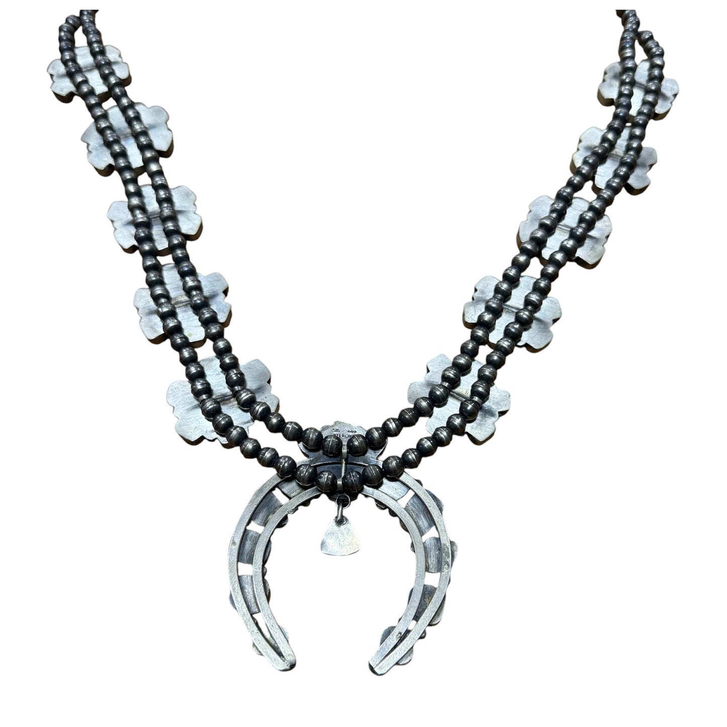 30" Statement Naja Necklace by Ella Peters, Navajo
