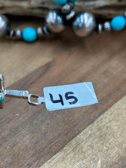 Cross #911-23 Pendant by HY, Navajo