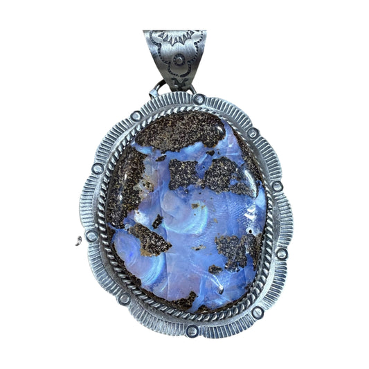 Boulder Opal Statement Pendant