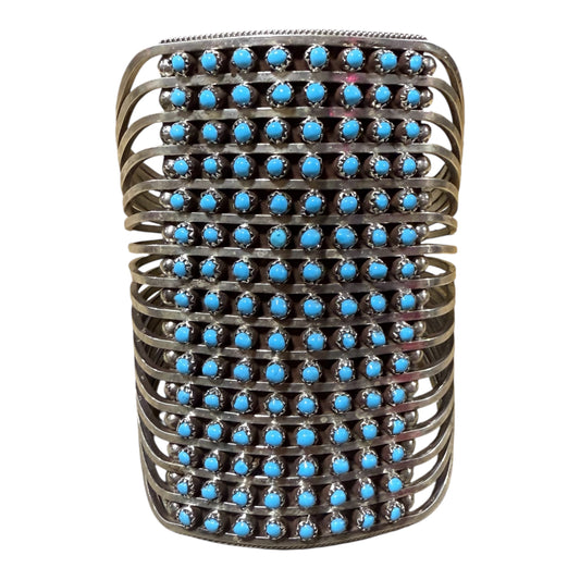 Turquoise Statement Rectangle Cuff
