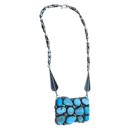 Turquoise Statement Necklace by Gabby