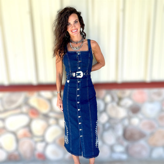 Blue Mesa Embroidered Dress