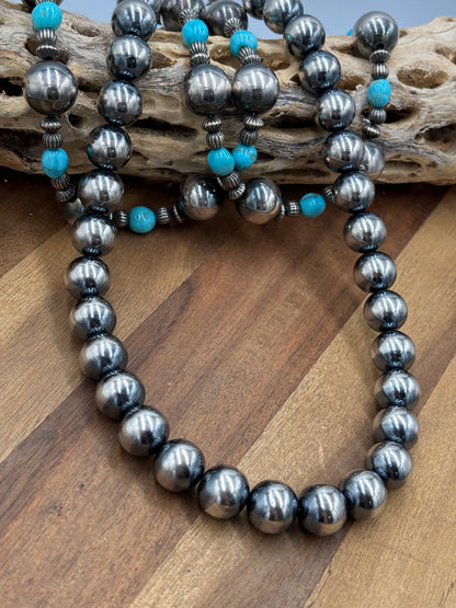 20” 14mm #911-29 Sterling Pearls Necklace