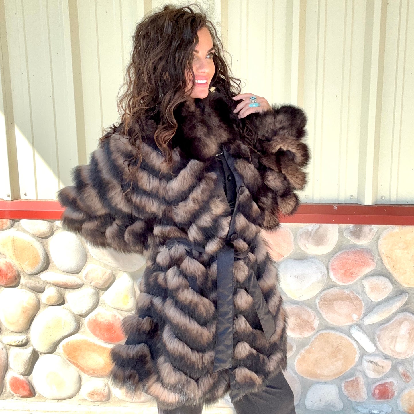 Range Royale Fox Chevron Fur