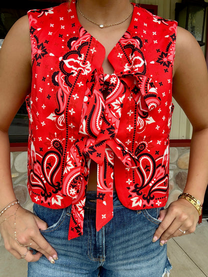 The Red Dirt Rodeo Bow Tie Vest