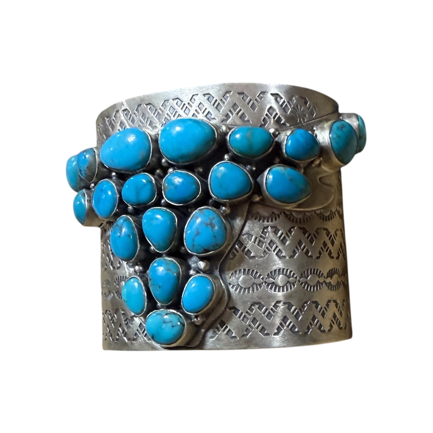 Turquoise Longhorn Statement Cuff
