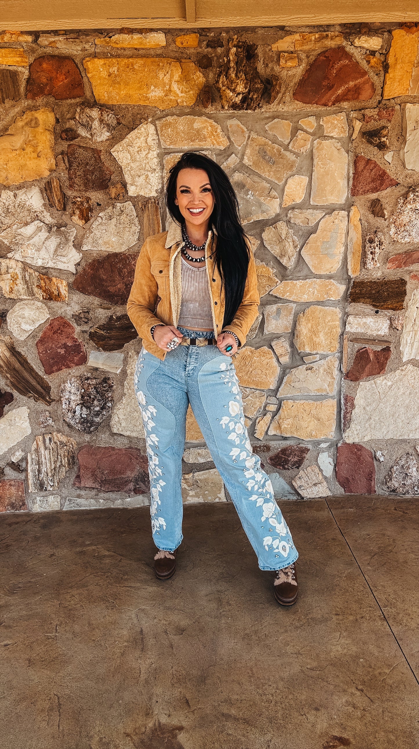 The Mona Embroidered Jeans